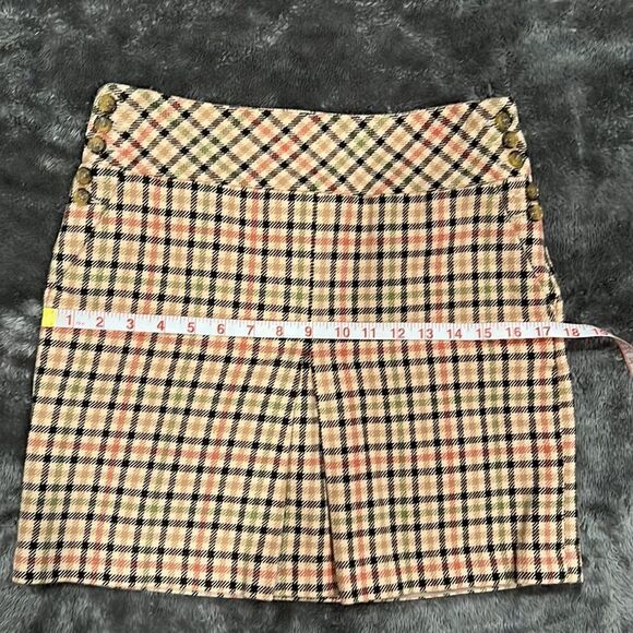 113. Ann Taylor Y2k Plaid Mini Skirt NWOT Size 2P - Picture 5 of 13